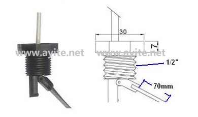 drawing of ABS flow switch